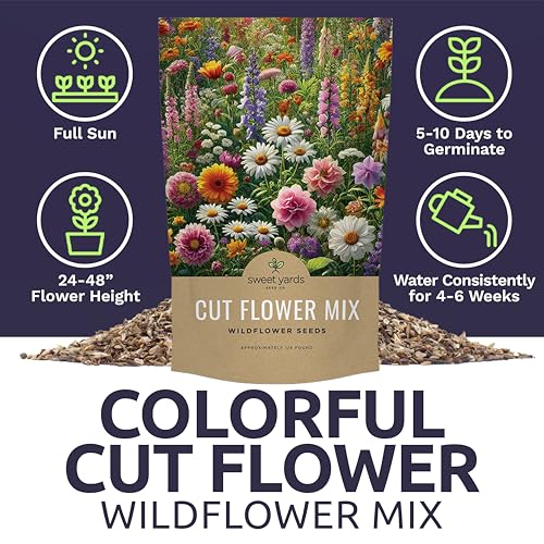 Cut Flower Garden Seeds (1/4 Pound Bag)