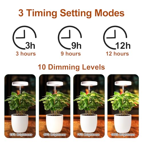 Grow Lights for Indoor Plants Small Potted