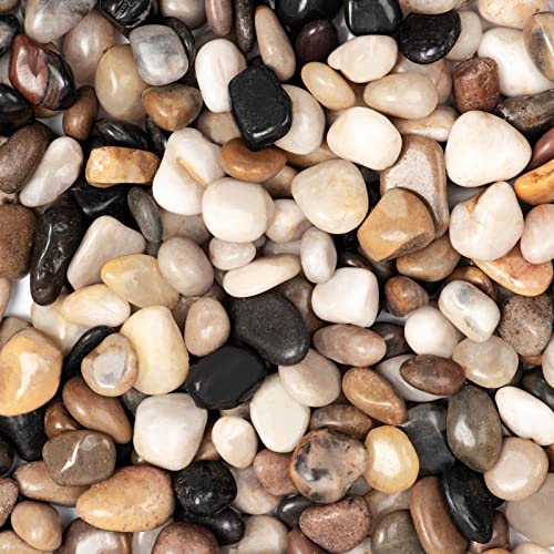 20lbs Natural River Rocks (320 Ounce)