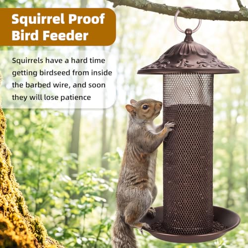 Nyjer Thistle Seeds Wild Bird Feeder 2 Pack (Bronze / 2Pack)