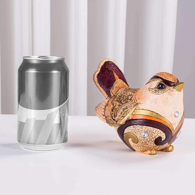 Bird Figurines for Home Decor Sparrow Gifts for Bird Lovers (Art Deco)