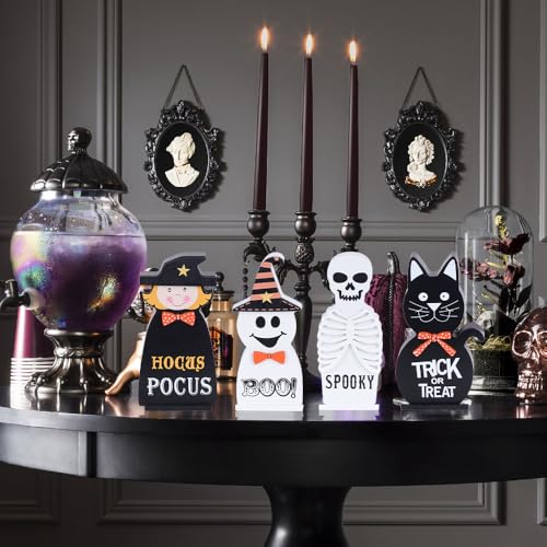 Halloween Decorations Indoor (Halloween - Ghost, Cat, Skull, Witch)