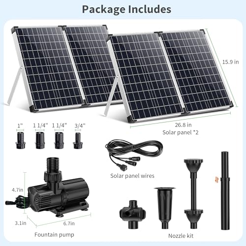 120W Solar Water Fountain Pump (120W)