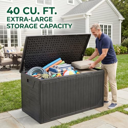 300 Gallon Outdoor Storage Deck Box (300 Gal)