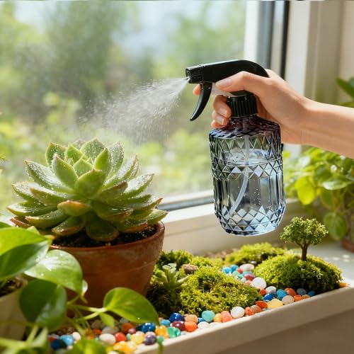 Glass Plant Spray Bottle (Dark Grey)
