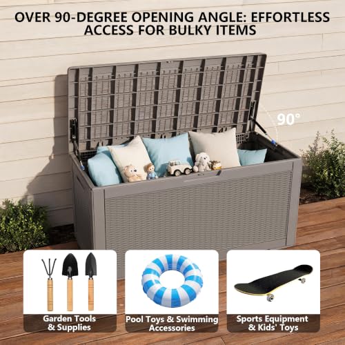 Outdoor Storage Box (Grey / 110 Gallon 3.0)