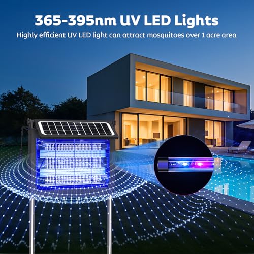 Solar Bug Zapper Outdoor (Night Black)