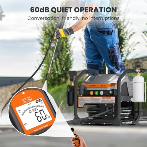Crossfalls Wall Mounted Pressure Washer Ultra with 50FT Hose (50ft)