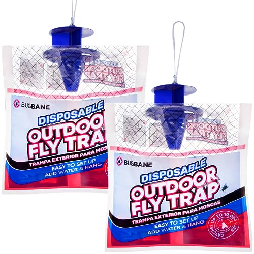 Fly Traps Outdoor Fly Trap for Patio. 2 Non (2pk)