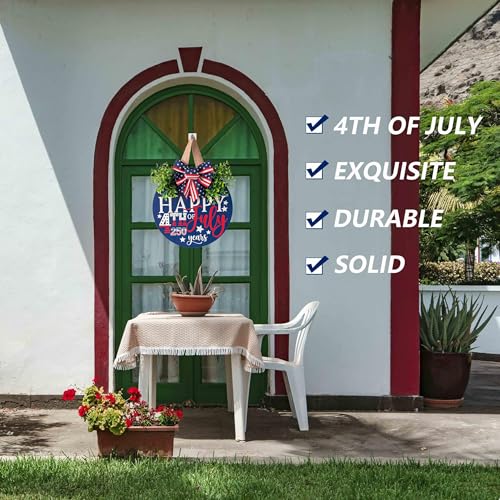 4th of July Hanging Door Sign (Happy)