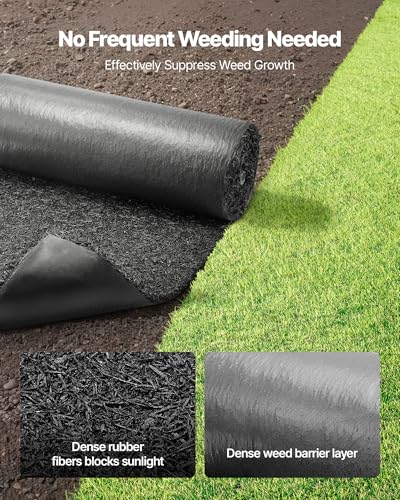 Rubber Mulch Mat Roll (96 x 24 in)