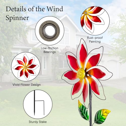 Wind Spinner Outdoor (14'' Red)