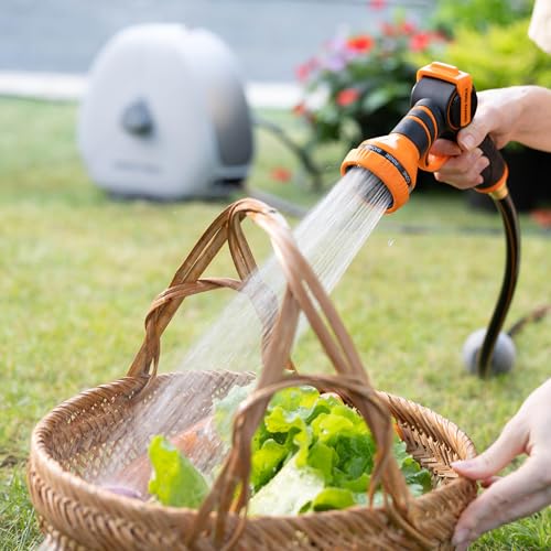 Ground Mounted Retractable Garden Hose Reel (5/8 Inch / 92 FT)