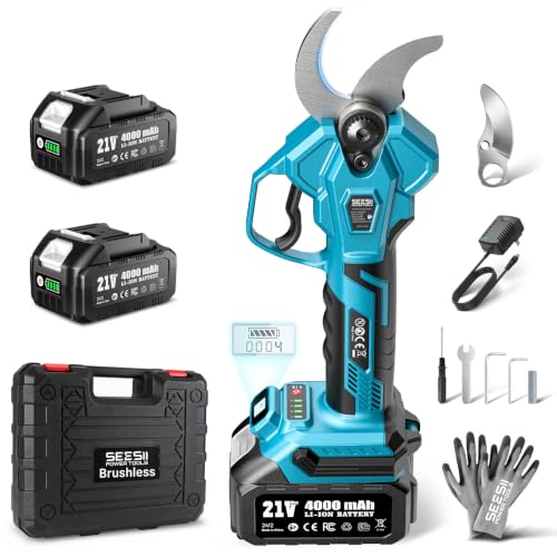 Electric Pruning Shears (Sea Blue)