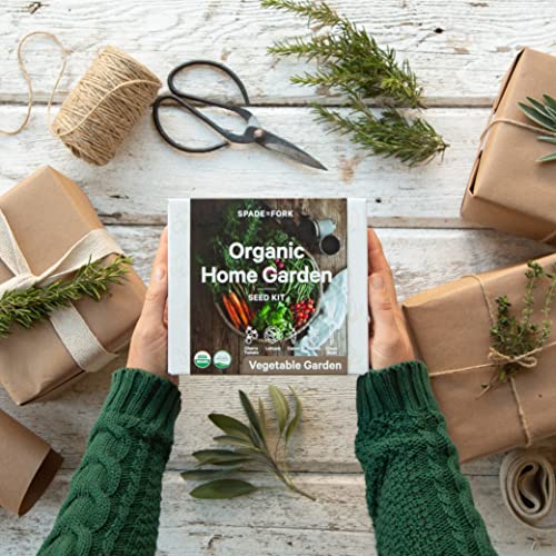 Organic Indoor Vegetable Garden Starter Kit (Vegetable Garden Kit)