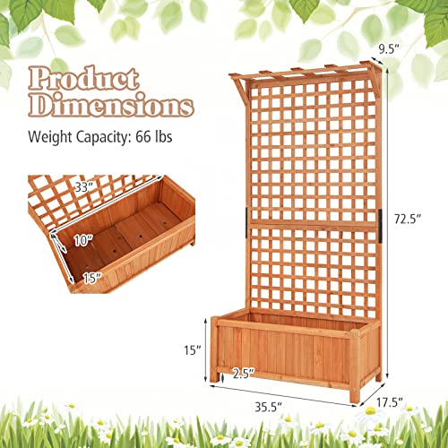 Planter with Trellis Set of 2 (2 Count)