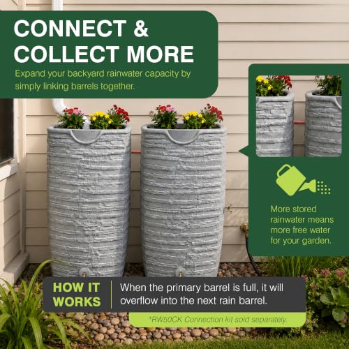 Impressions Riverwalk Rain Water Collection Barrel
