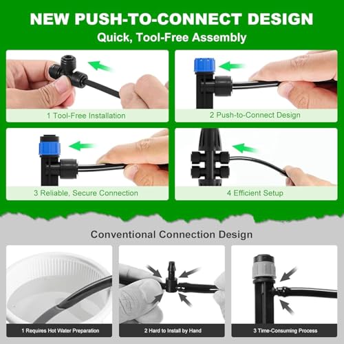 5 16 Inch Drip Irrigation Tee Connectors (5/16 Inch Tee Connectors)