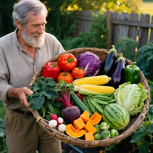37 Varieties Vegetable Seeds Kit (All Year Harvest)