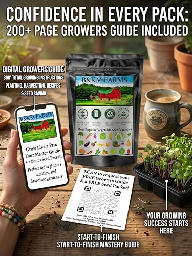 20 Vegetable Seeds Variety Pack 10 (20 Seed Packets: Garden Essentials)