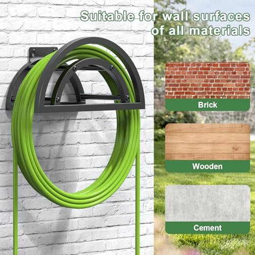 Hose Holder Wall Mount (Black / 1 Pack)