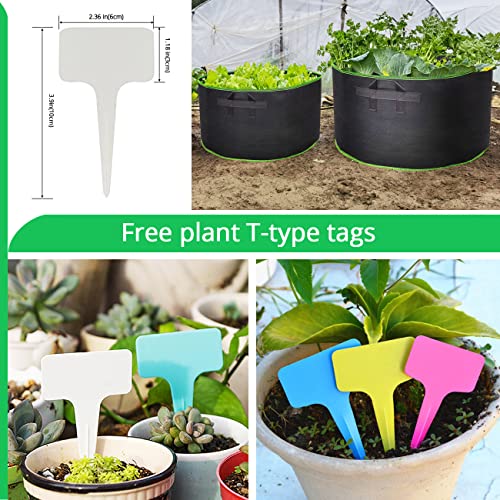 2 Pack 30 Gallon Fabric Flower Pots Garden Felt Grow Bags with Handle (30 Gallon 2 pack)