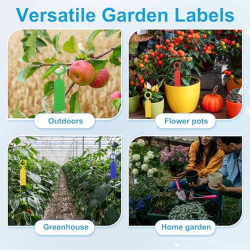 Waterproof Plastic Plant Labels (Multicolor)