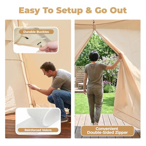 2 Pcs Polyester Door Curtains