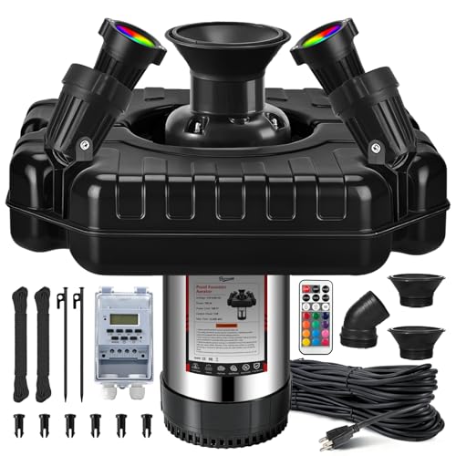 Pond Fountain Aerator (Black B)