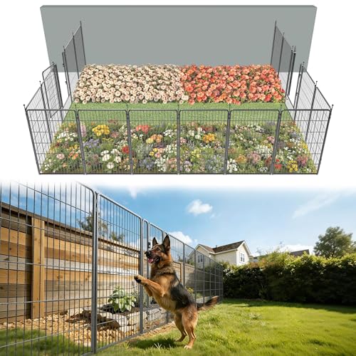 No Dig Garden Fence (Silver / 45"H)