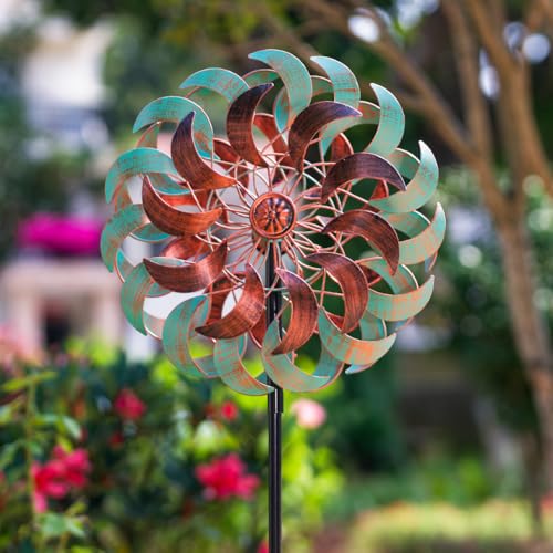 360° Wind Spinners Outdoor (13inch(Turquoise))