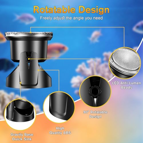 Warm White Solar Pond Lights (3 Warm White Lights-Solar Powered)
