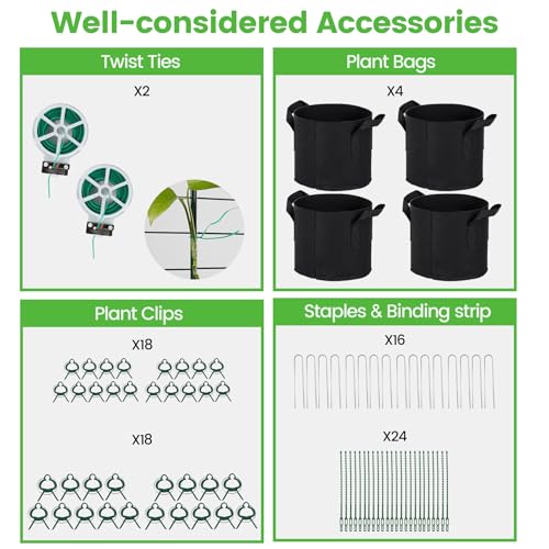 Foldable Cucumber Trellis (46" L x 18" W)