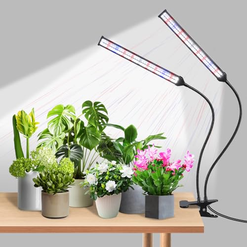 Indoor Clip on Plant Growth Light (2 Head Big)