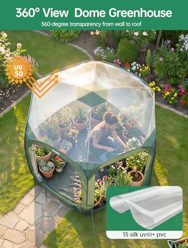 Pop up Greenhouse Tent (90.6"Tall Green Greenhouse)