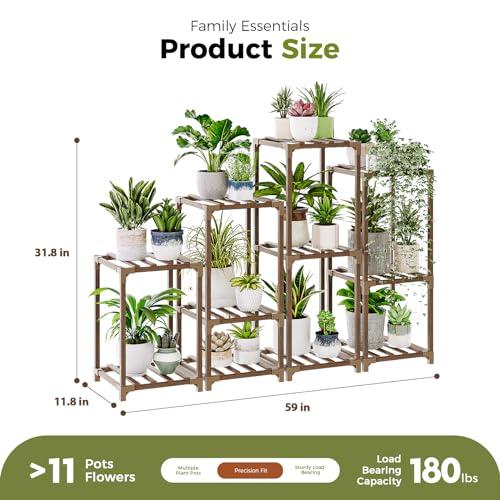 Plant Stands Indoor 4 Sets Plant Shelves Outdoor (4 Count)