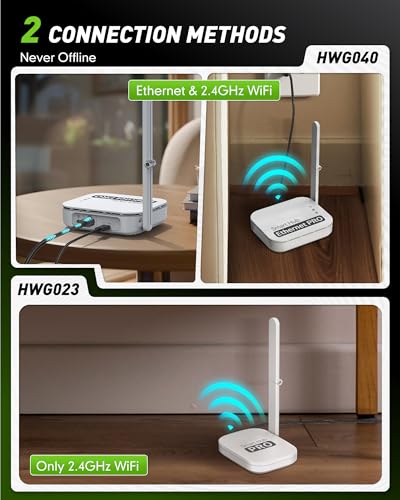 WiFi Water Timer for Garden Hose (Brass Outlet Timer with Ethernet Hub / Green)