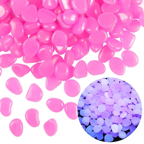 150 PCS Glow in The Dark Rocks (Purple/150 pcs / 2.5x2x0.5cm)