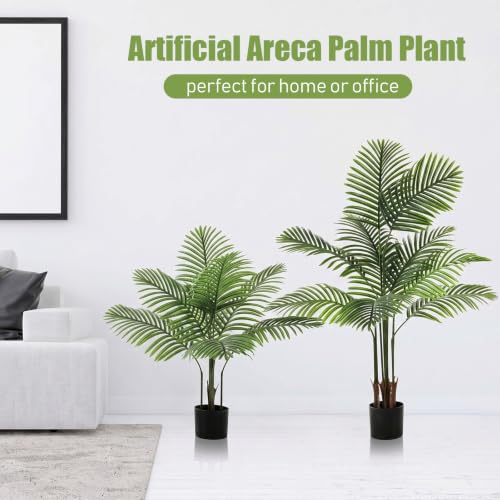 4 Pack Artificial Palm Trees 3Ft 4Ft (3 Feet, 4 Feet)
