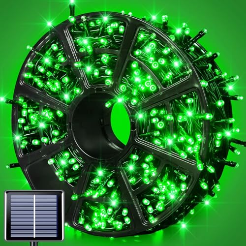 600 LED Solar Halloween Lights (Green / 600LED*1)