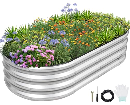 Galvanized Raised Garden Bed Outdoor