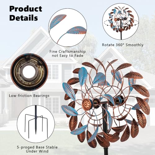 360° Wind Spinners Outdoor (13-Brown)