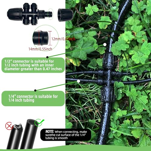 12 Pack 1 2'' to 1 (12PCS 1/2'' to 1/4'' Fittings Kit)