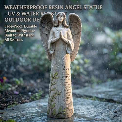 13" Memorial Angel Statue (Praying)
