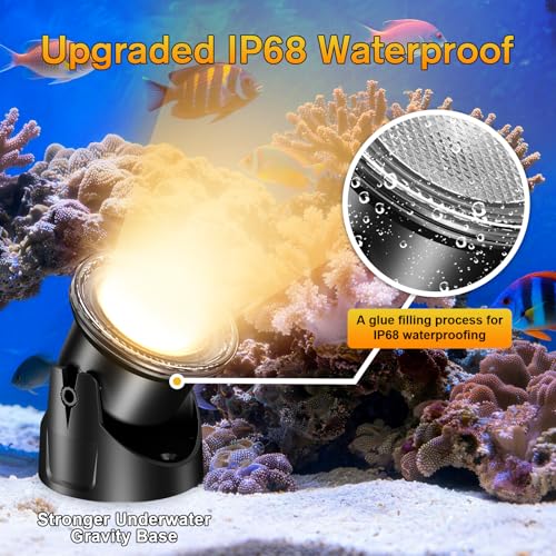 LED Pond Lights 4 (4 Warm White Lights-Corded Electric)