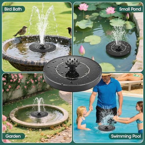 1.4W Solar Bird Bath Fountain Pump
