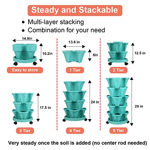 Vertical Planter Tower (2 Count)