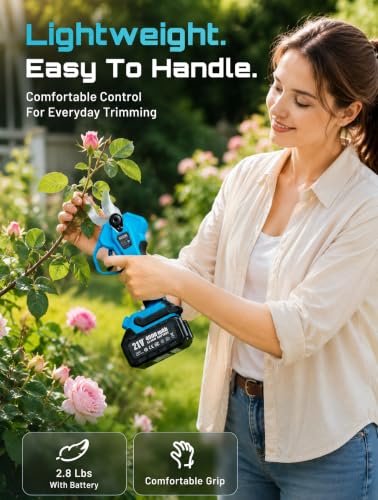 Electric Pruning Shears (Sea Blue)