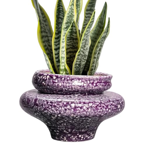 Ceramic Planters (Purple (11.2 X 7.8 In))