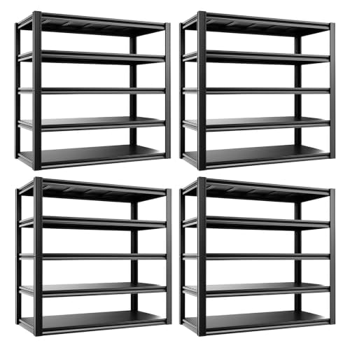 5 Tier Heavy Duty Garage Shelving (5T 55" W x 24" D x 84" H)